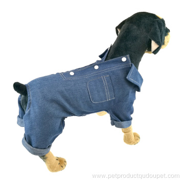 2021 Fresh Stylish jean chaqueta para mascotas de cuatro patas